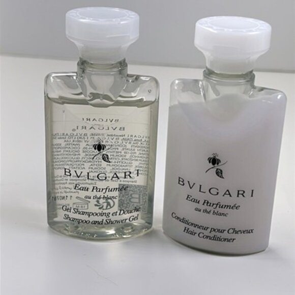 BVLGARI Eau Parfume Au The Blanc Shampoo and Conditioner New - Picture 1 of 2